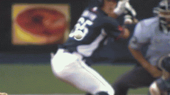 ９回表１斉藤２ラン (1)