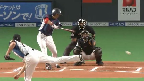 ６回表１脇谷チーム初ヒット (2)