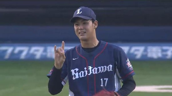 1回裏3浅村ファンプレー (2)