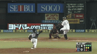 ４回裏１中村HR (1)