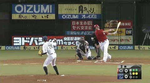 ２回表１ナイスピッチング