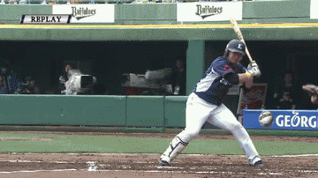 2回表1森頭部死球バリントン退場 (2)