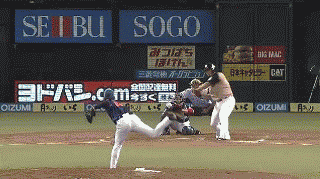 ７回表７中田大飛球 (1)