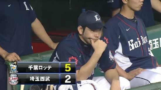 ７回表５デスパイネ内野安打2点 (1)