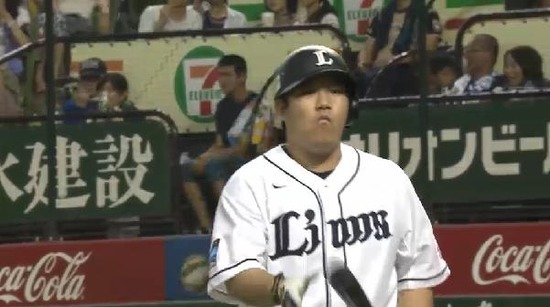 3回裏4中村三振 (3)
