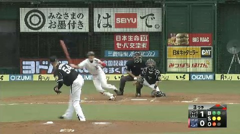 3回裏3金子ヒット満塁 (1)