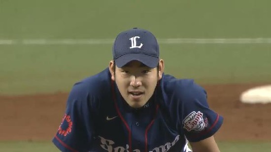７回表１先頭打者フォアボール (2)