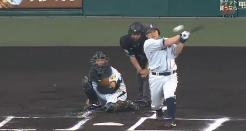 1回表２おかわりタイムリーヒット (1)