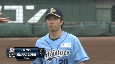 ７回表３渡辺タイムリーヒット (2)