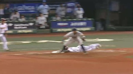 1回表3嶋タイムリー内野安打 (3)