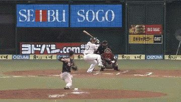 ６回裏１森２ベース