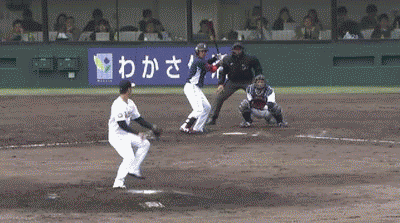 8回表１金子ヒット脇谷タイムリー