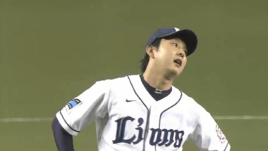 ６回表１清田HR (2)