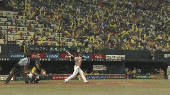 ７回表１岡田ファインプレー