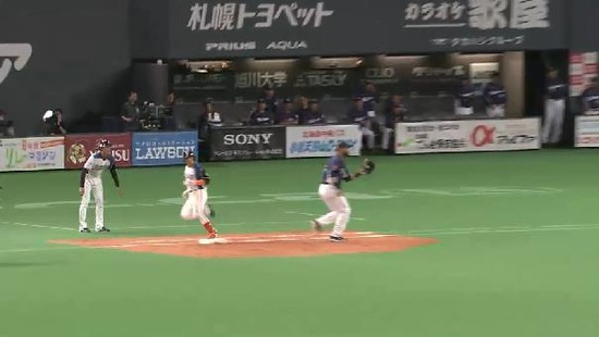 ８回裏１杉谷内野安打