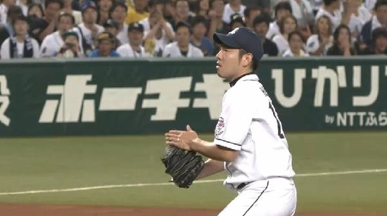 ６回表２松井稼頭央１５２三振