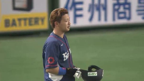 ３回表５浅村併殺 (2)