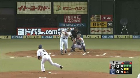 1回表2セペダ犠牲フライ (1)