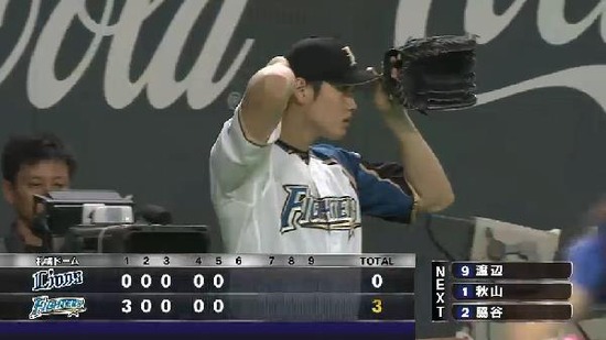 ５回裏１武隈無失点 (2)