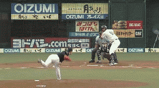 ２回裏１メヒア同点HR (1)