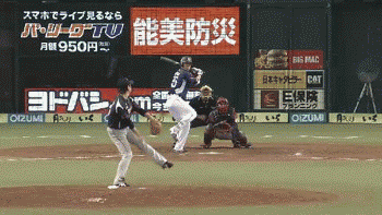 ７回裏４秋山タイムリー (1)