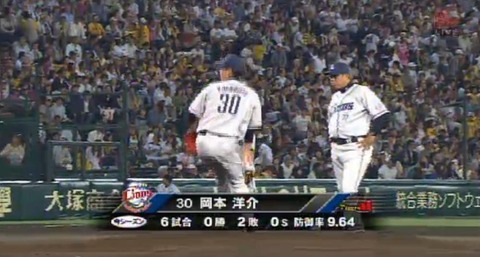 ７回裏１岡本洋介