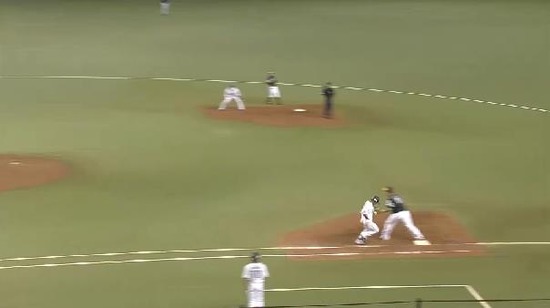 ７回裏２浅村投手ゴロ (2)