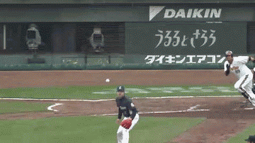 2回裏7カラバイヨタイムリー浅村負傷 (1)