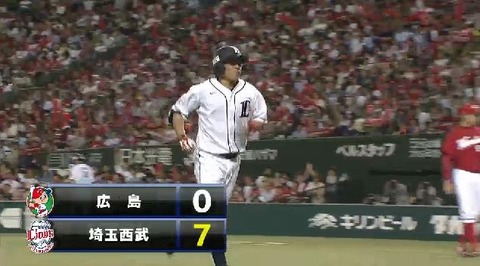 ６回裏４脇谷犠牲フライ