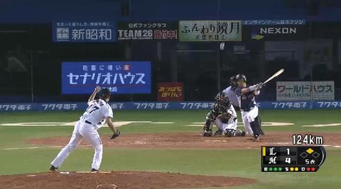 ５回表３熊代タイムリー (1)