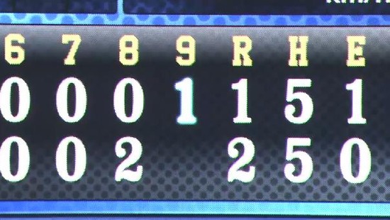 ９回表４大谷交代 (1)