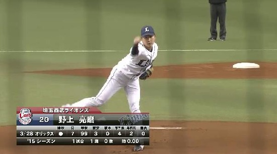 1回表１野上