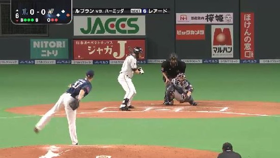 ６回裏１連続フォアボール (1)