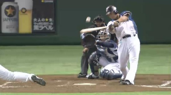 3回裏2中田2ラン (2)