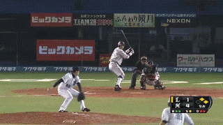 ９回表５栗山２点タイムリー (1)