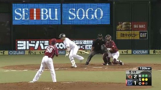 ５回裏１森三振