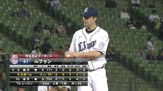 1回表１ルブラン