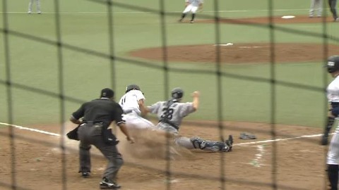 ４回裏１渡辺ヒット、炭谷四球、秋山タイムリー (4)