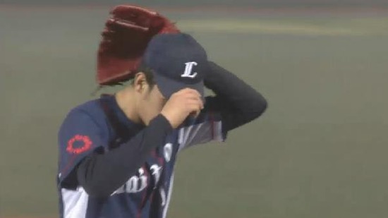 5回裏3ウィーラー三振ゲーム成立 (2)