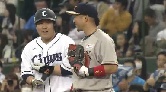 ３回裏２浅村が四球中村ヒット (2)