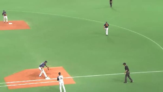 1回裏４田中賢介セカンドゴロ (2)