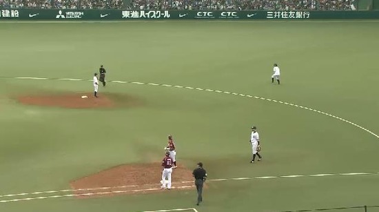 9回表3岡島ヒット (1)