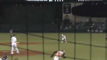 ５回表１浅村ファンプレー