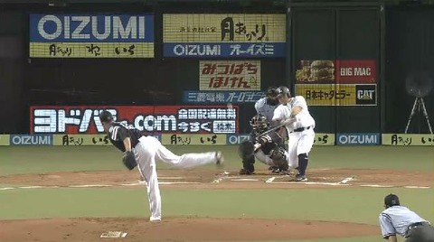 1回裏1栗山四球、中村タイムリー2ベース (3)