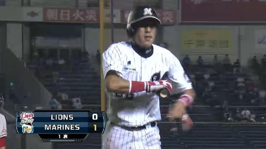 １回裏１デスパイネタイムリー (1)