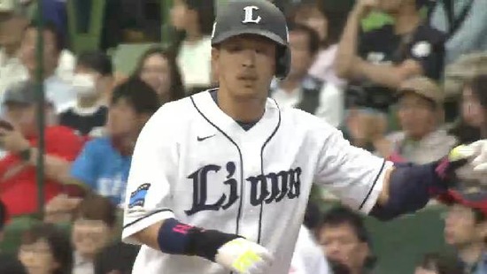 ３回裏２浅村ヒット１塁２塁 (1)