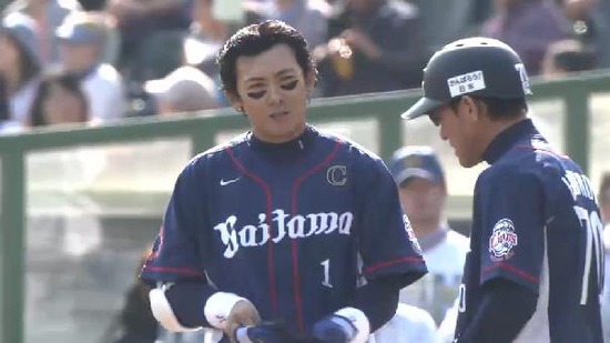 ６回表２栗山投手ゴロ (1)