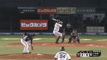 ６回裏３福浦ゲッツー (1)