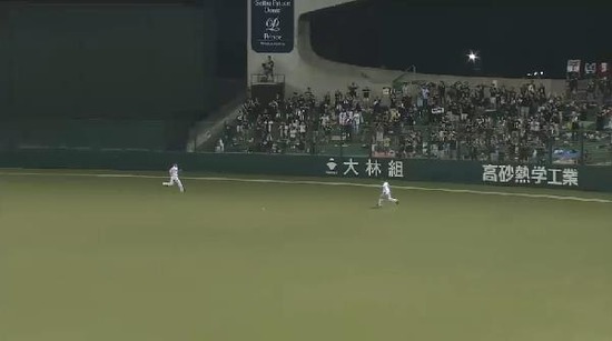 ９回表９福浦タイムリー１塁３塁 (2)