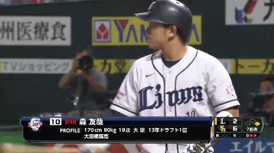 7回表2森四球 (2)